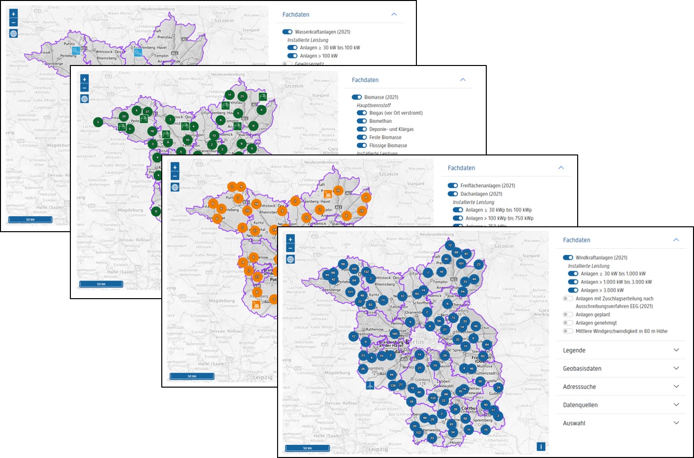 Energieportal Kartenmodul